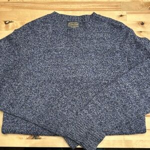 Navy Blue Pendleton Wool Sweater